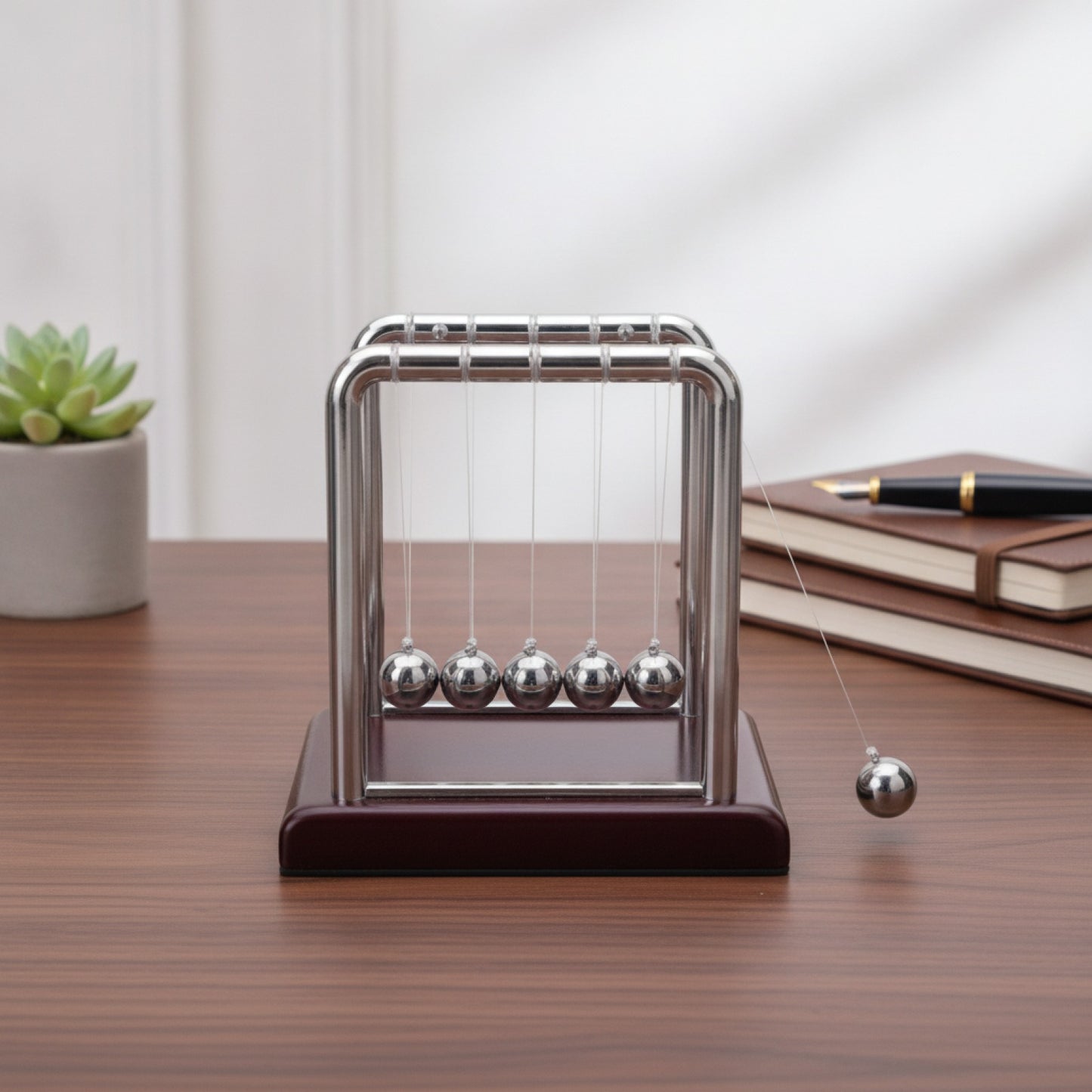 Pendule de Newton Décoratif : Relaxation et Élégance Scientifique pour votre Intérieur