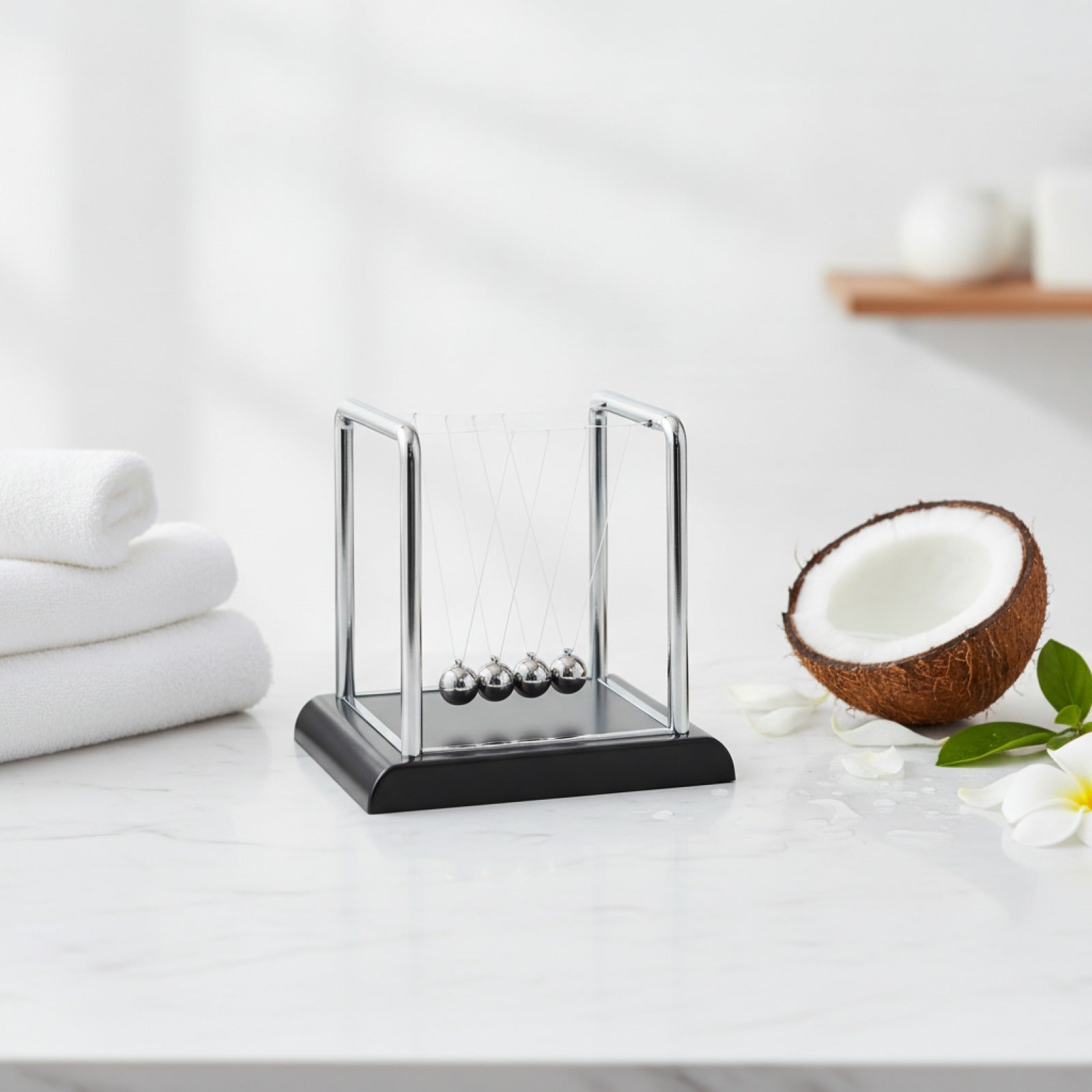 Pendule de Newton - Jouet Scientifique pour la Conservation de l'Énergie