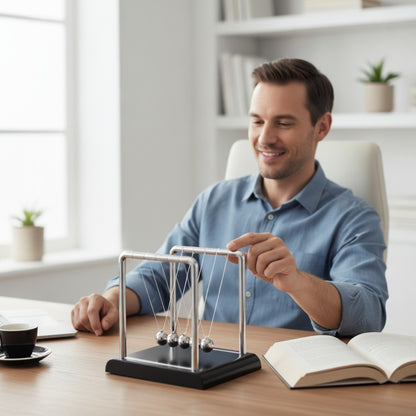 Pendule de Newton - Jouet Scientifique pour la Conservation de l'Énergie