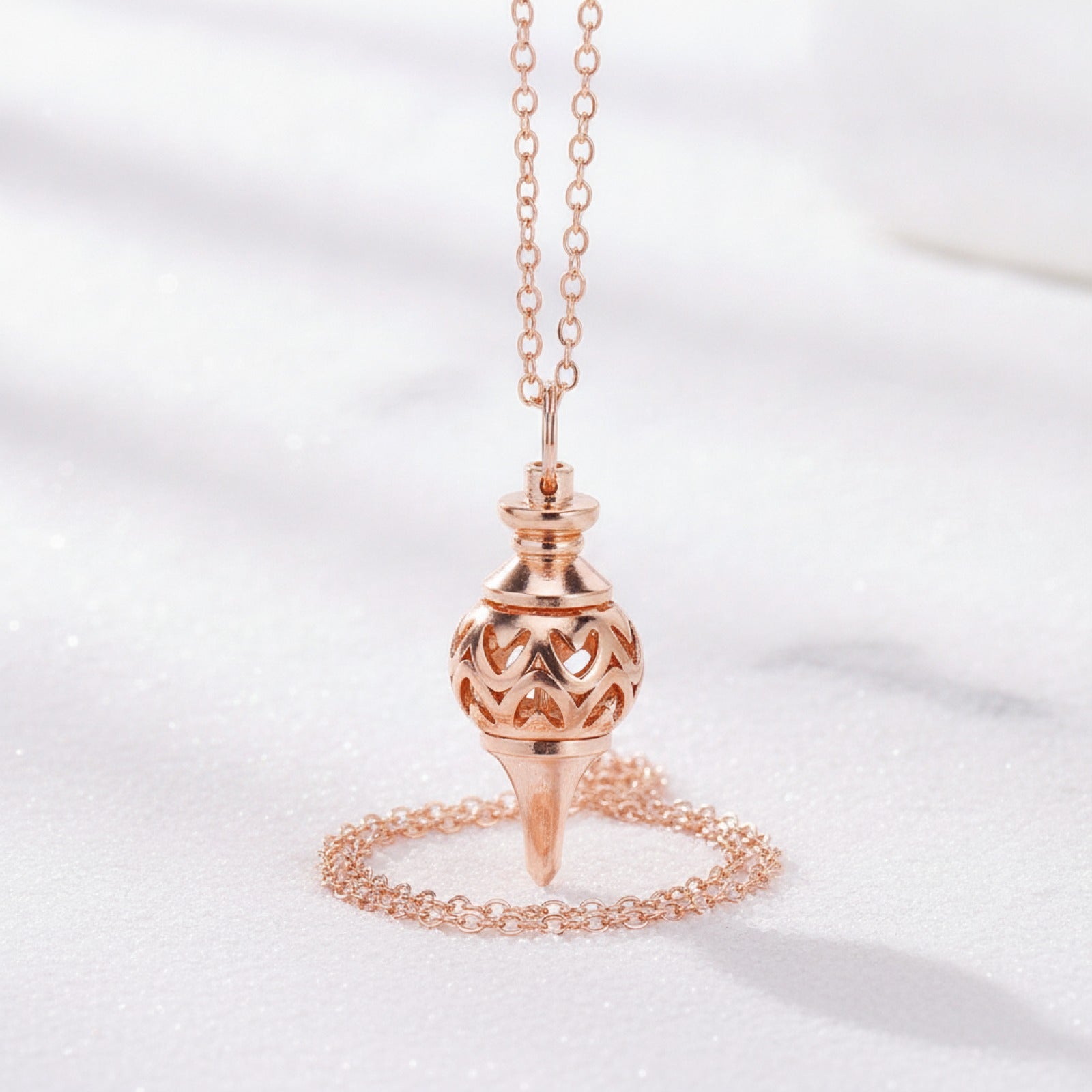 Pendule Divinatoire en Cuivre pour Radiesthésie, Méditation et Équilibrage Énergétique