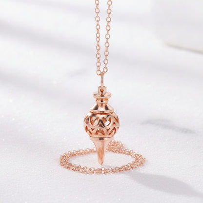 Pendule Divinatoire en Cuivre pour Radiesthésie, Méditation et Équilibrage Énergétique